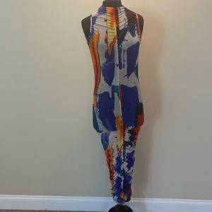 New! Color Splash Scrunch Fitted Dress